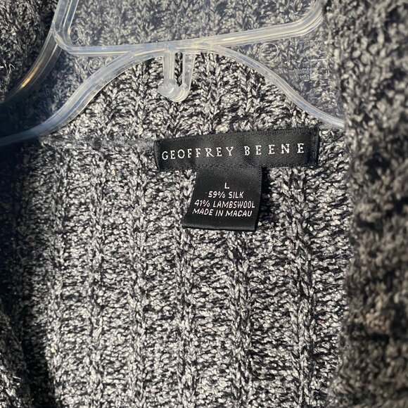 Geoffrey Beane Textured Men's zip-front cardigan sweater - Picture 4 of 10